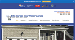 Desktop Screenshot of garagedoorrepairlomita.us